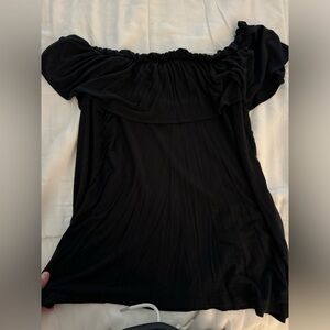 Abercrombie Ruffle Off shoulder Top